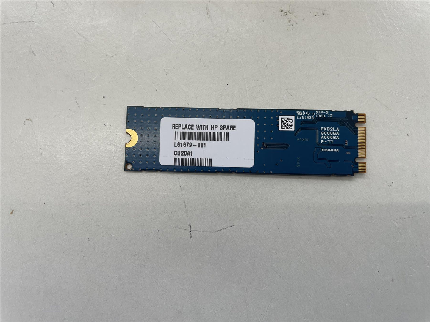 For HP L61679-001 Toshiba NVMe 256GB KBG30ZMV256G SSD Solid State Drive NEW