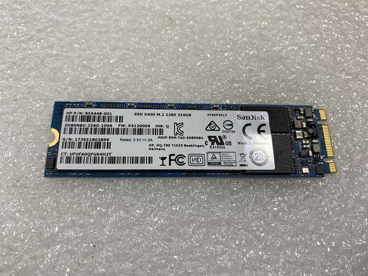 HP 926267-001 856448-001 Sandisk SD8SN8U-256G-1006 Solid State Drive m.2 256GB