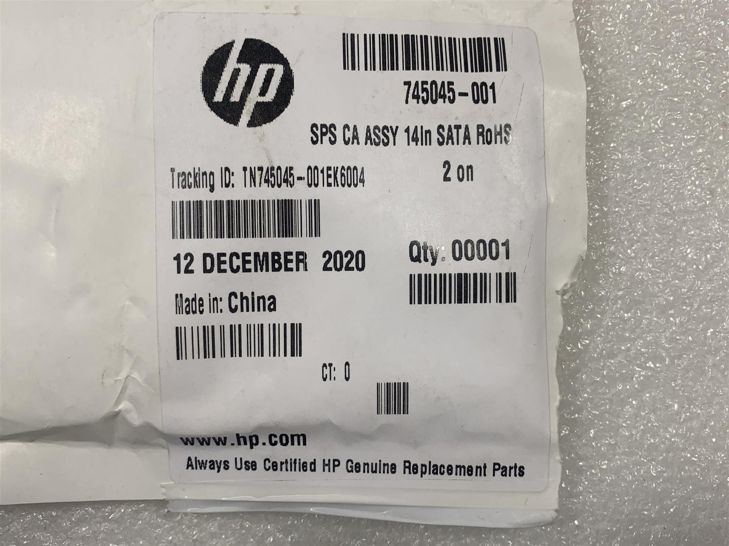 HP ProDesk 400 G1 G2 745045-001 730214-019 Rev A SATA Cable Genuine Original NEW
