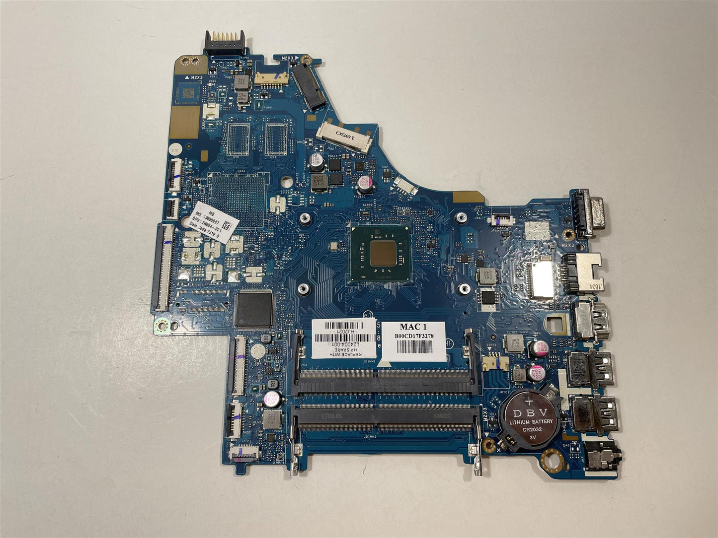 HP 250 G6 Notebook L24004-001 601 Intel Celeron N4000 Motherboard LA-G12 NEW