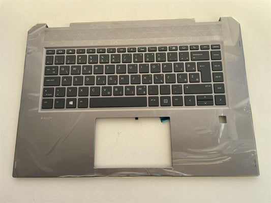 For HP ZBook Studio x360 G5 L34211-BA1 Palmrest Top Cover Keyboard Slovenian NEW