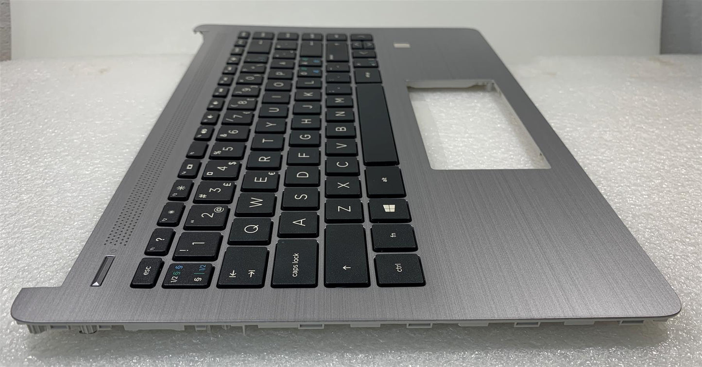 HP 340S G7 Notebook L82281-DH1 Palmrest Scandinavian Keyboard Touchpad Nordic