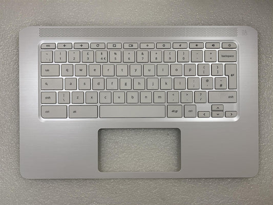 HP Chromebook 14-CA L17094-031 L18481-031 UK English Keyboard Palmrest Top Cover