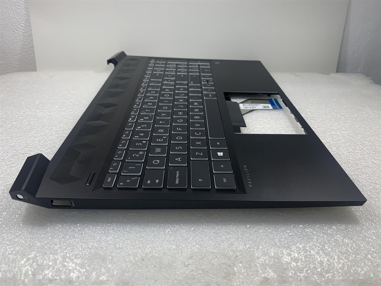 HP Pavilion Gaming 16-A M09280-071 M02037-071 Spain Spanish Keyboard Palmrest