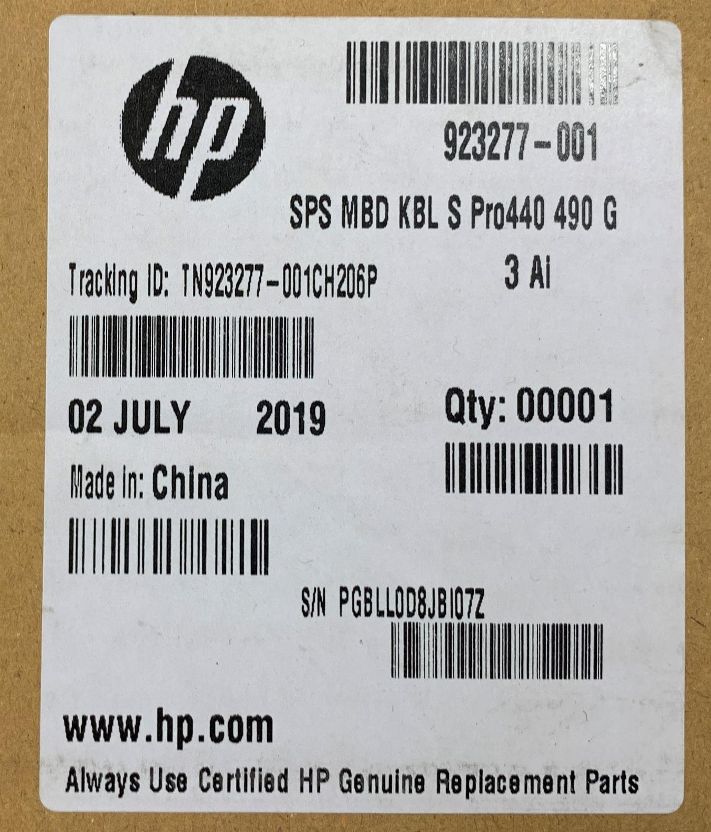 HP ProOne 440 490 G3 All in One 923277-001 501 601 DSC Motherboard LGA 1151 NEW