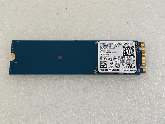 For HP L65352-001 Western Digital SN520 NVMe 128GB Solid State Drive SSD Genuine