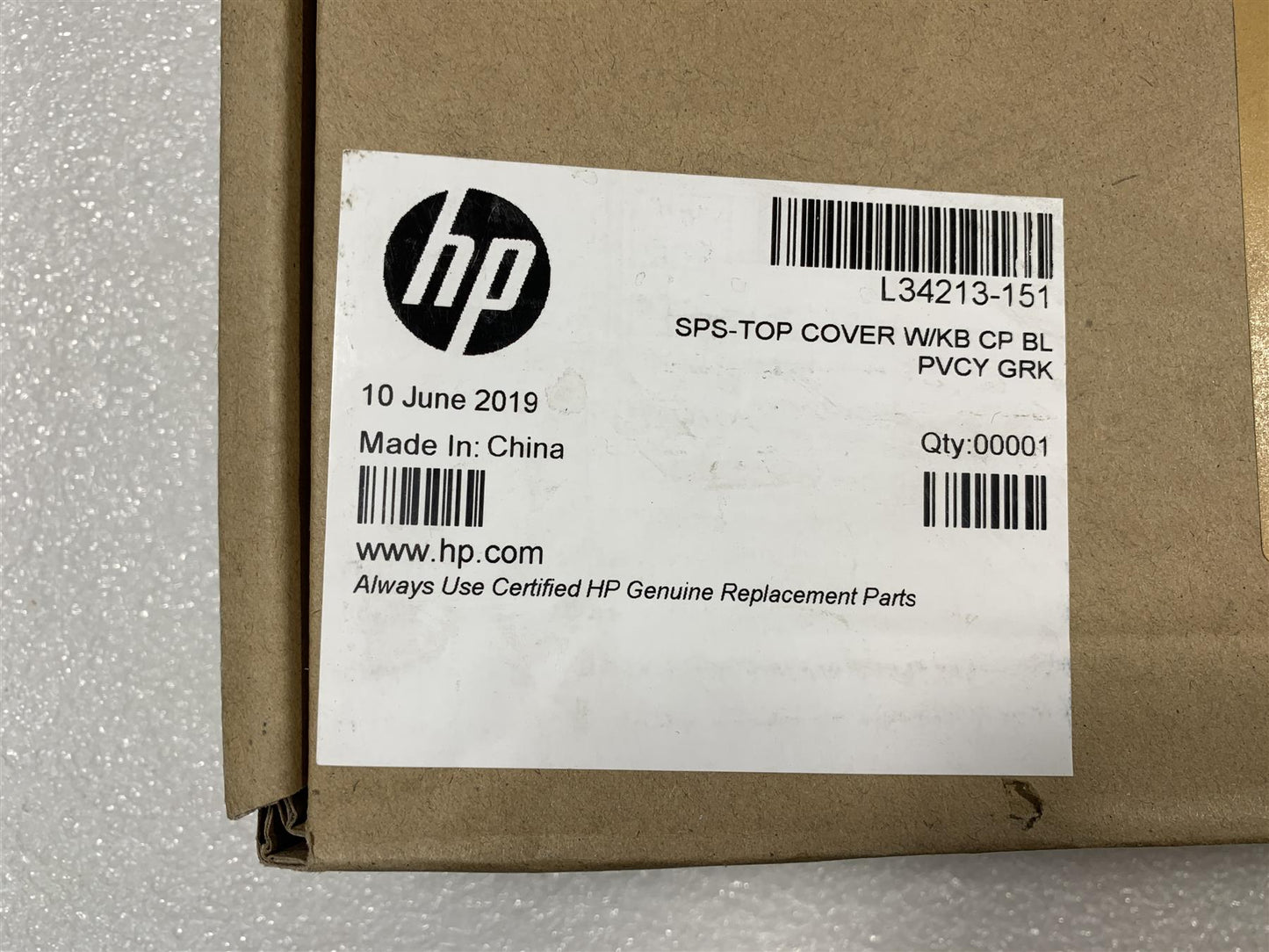 HP EliteBook 1050 G1 L34213-151 Greek Keyboard Palmrest Greece Hellenic NEW