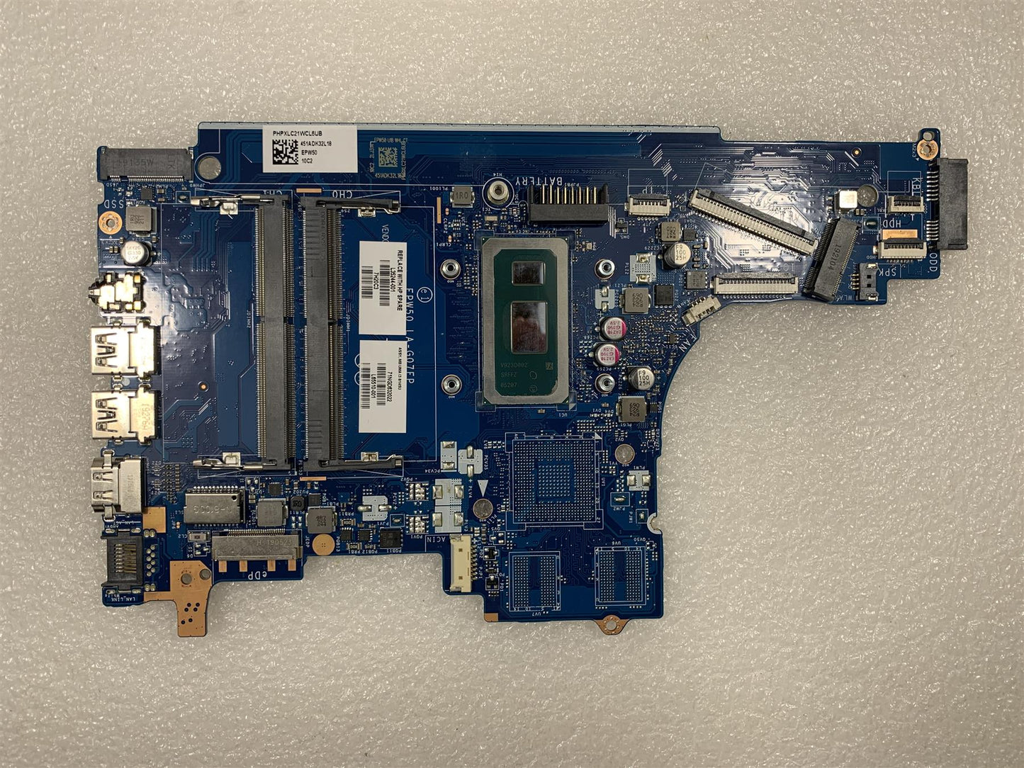 HP 15-DA L36262-001 L35244-001 601 Intel Core i3-8145U Motherboard UMA Genuine