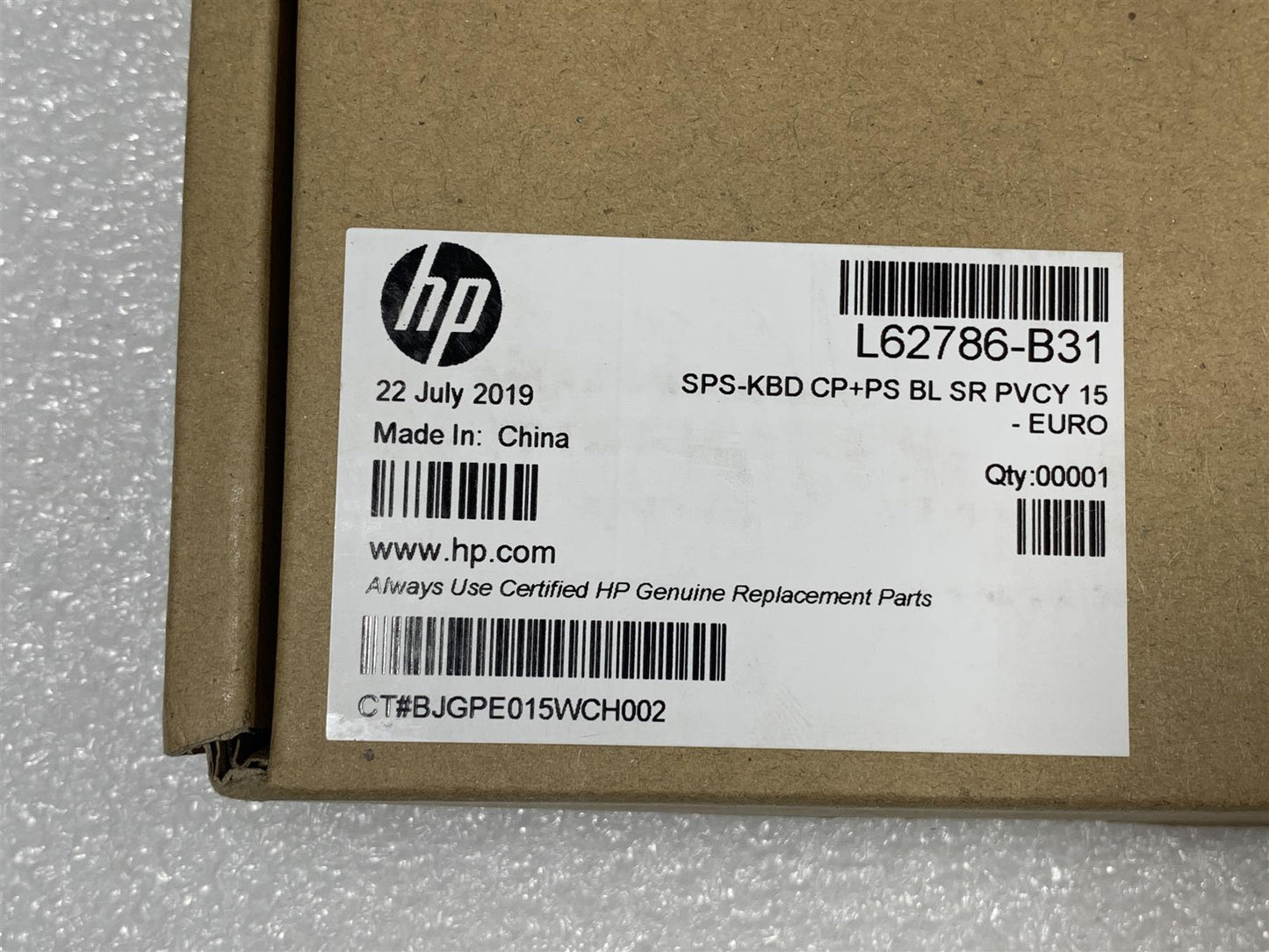 HP ProBook 650 G5 Notebook L62786-B31 The Netherlands Europa Keyboard Generic