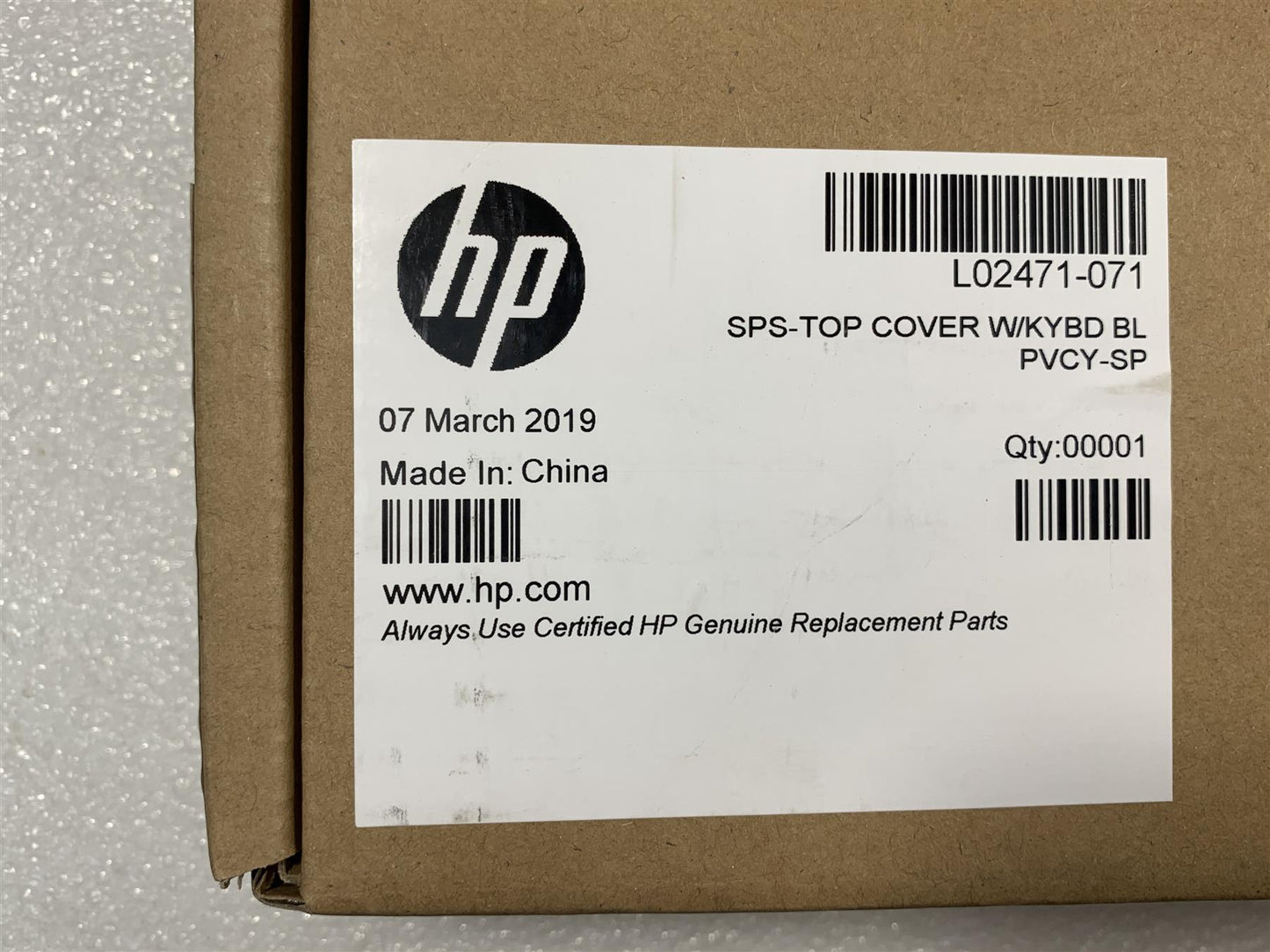 HP EliteBook x360 1020 L02471-071 Spain Palmrest Spanish Español Keyboard NEW