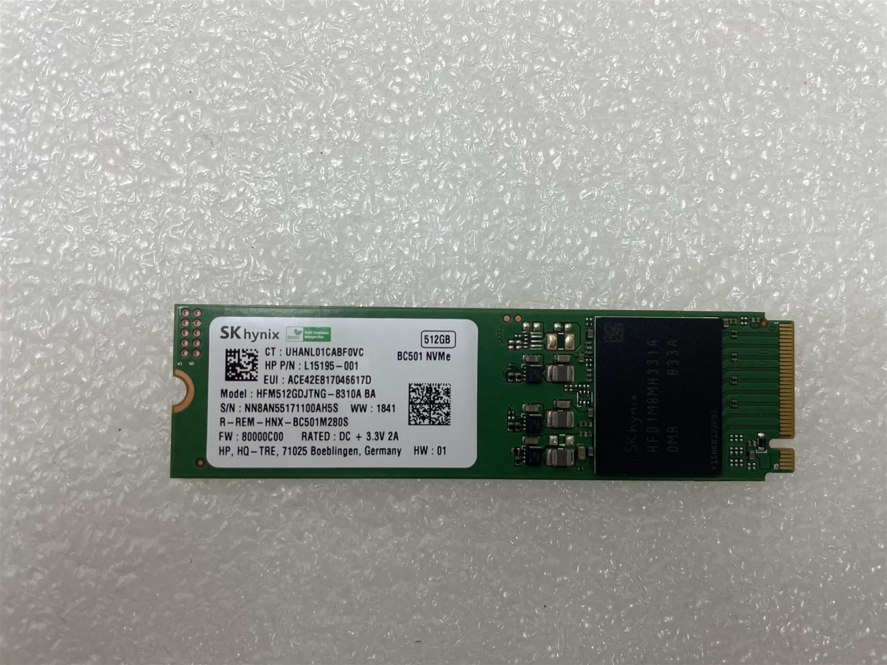 Bc501 nvme sk hynix sale