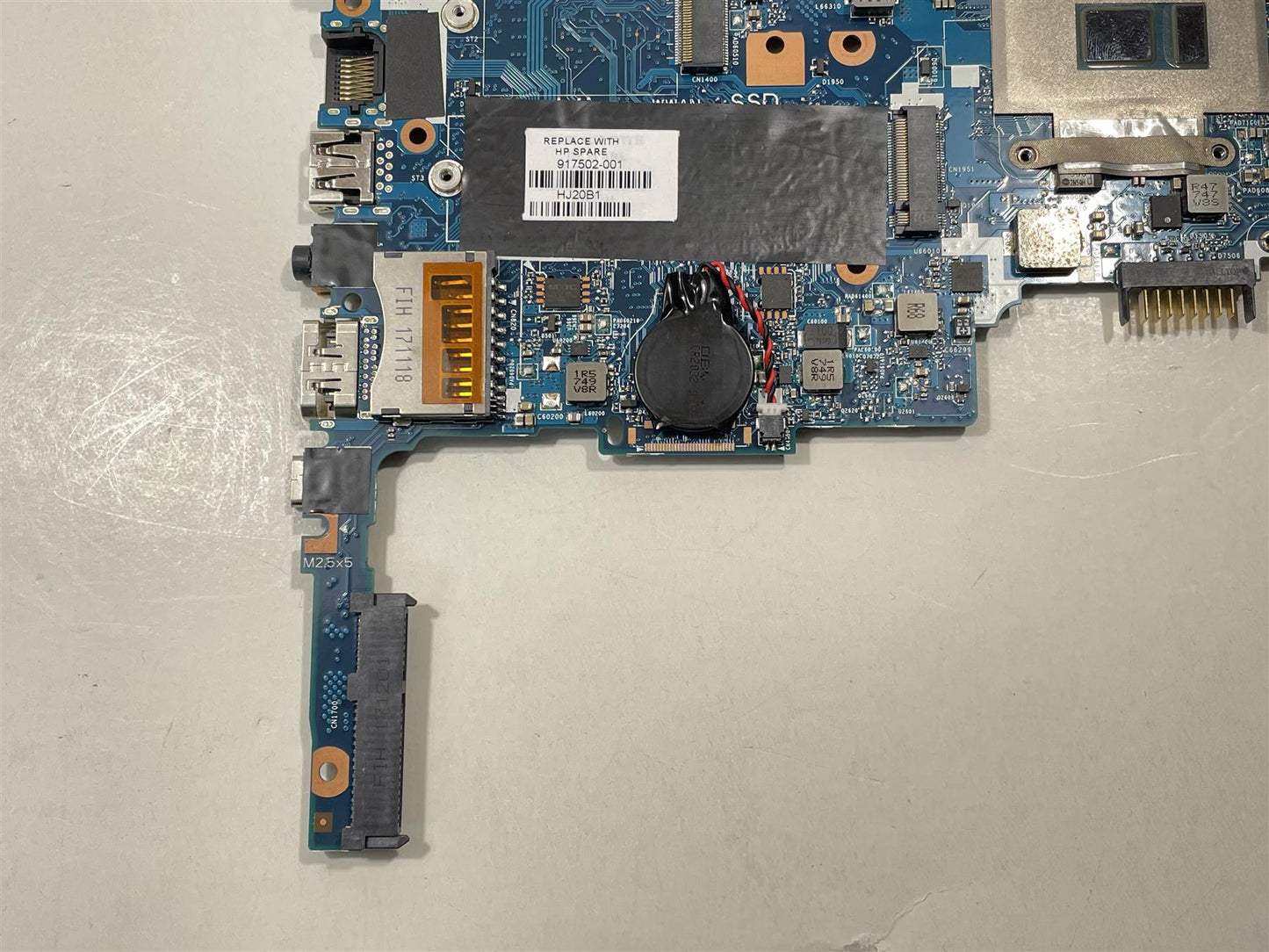 HP ZBook 14u G4 917502-001 601 Intel i5-7200U Motherboard 6050A2854301-MB-A01