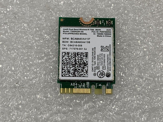 HP 717379-001 Intel Wireless-N 7260 7260GNW Wifi Wi-Fi WLAN Wireless Card NEW