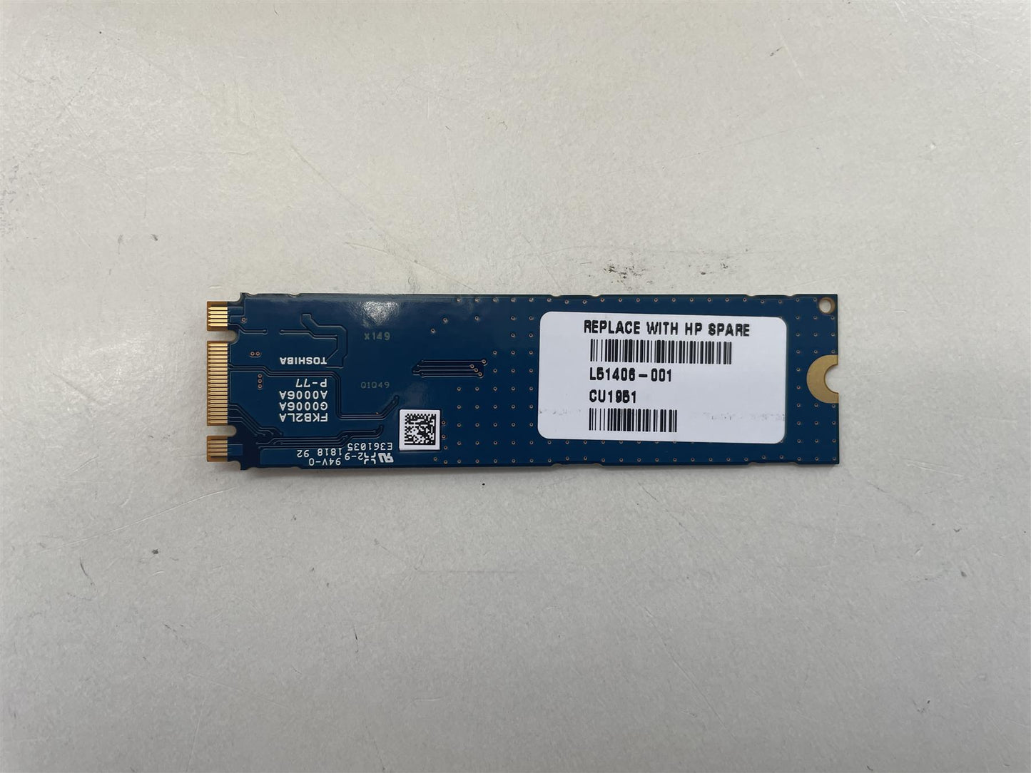 For HP L51406-001 Toshiba KBG30ZMV128G NVMe 128GB SSD Solid State Drive NEW