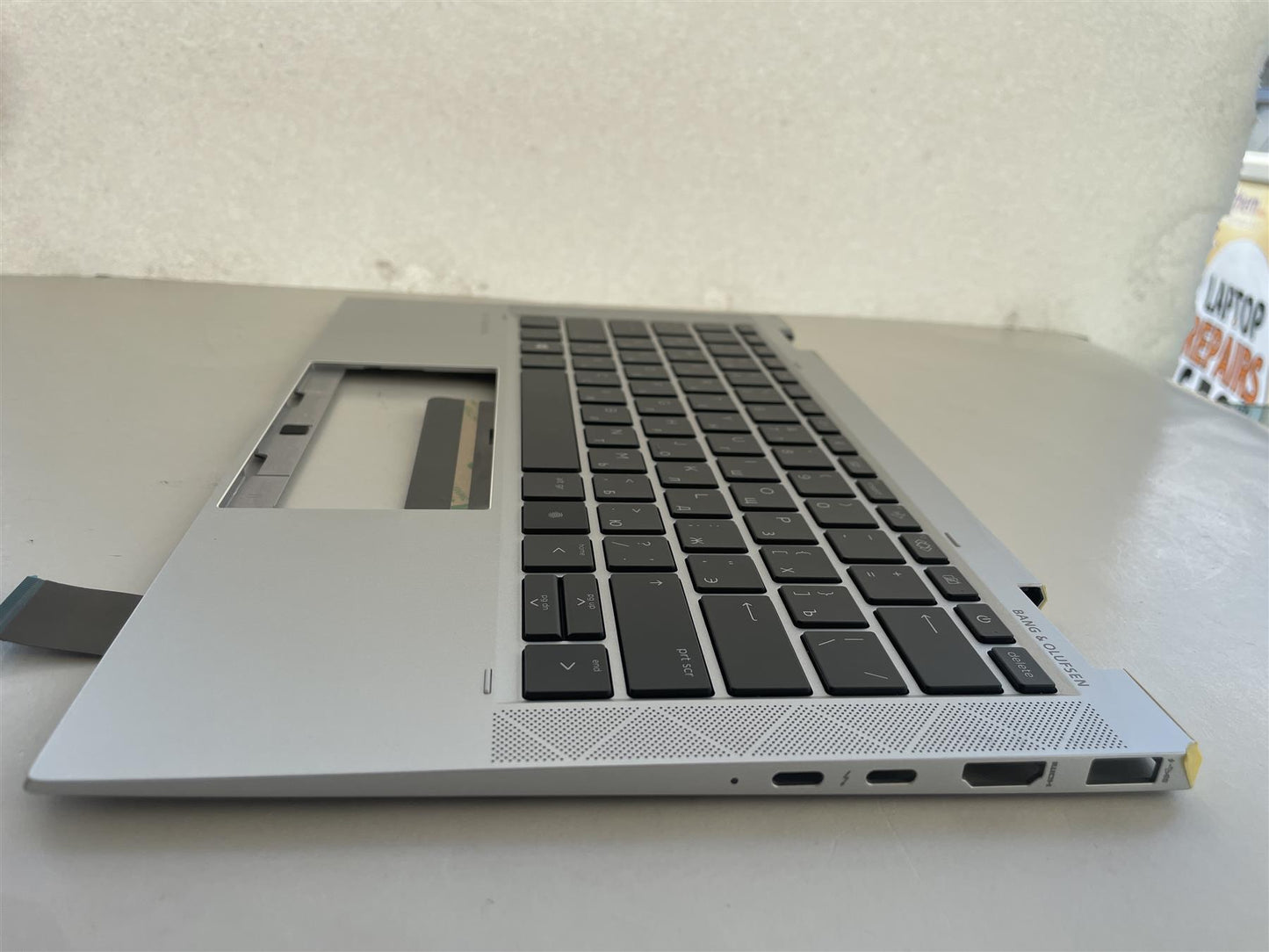 For HP EliteBook x360 1030 G7 M16982-251 Palmrest Top Cover Keyboard Russian NEW