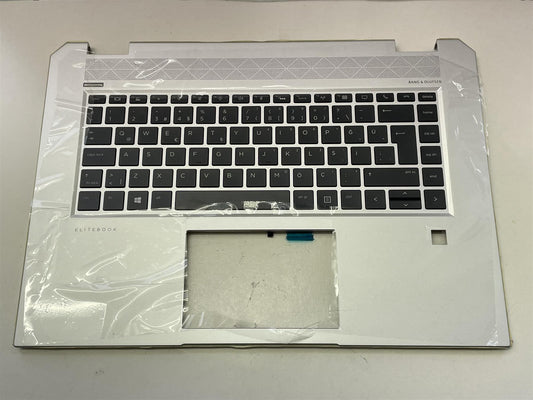 For HP EliteBook 1050 G1 L34213-141 Palmrest Top Cover Keyboard Turkish NEW