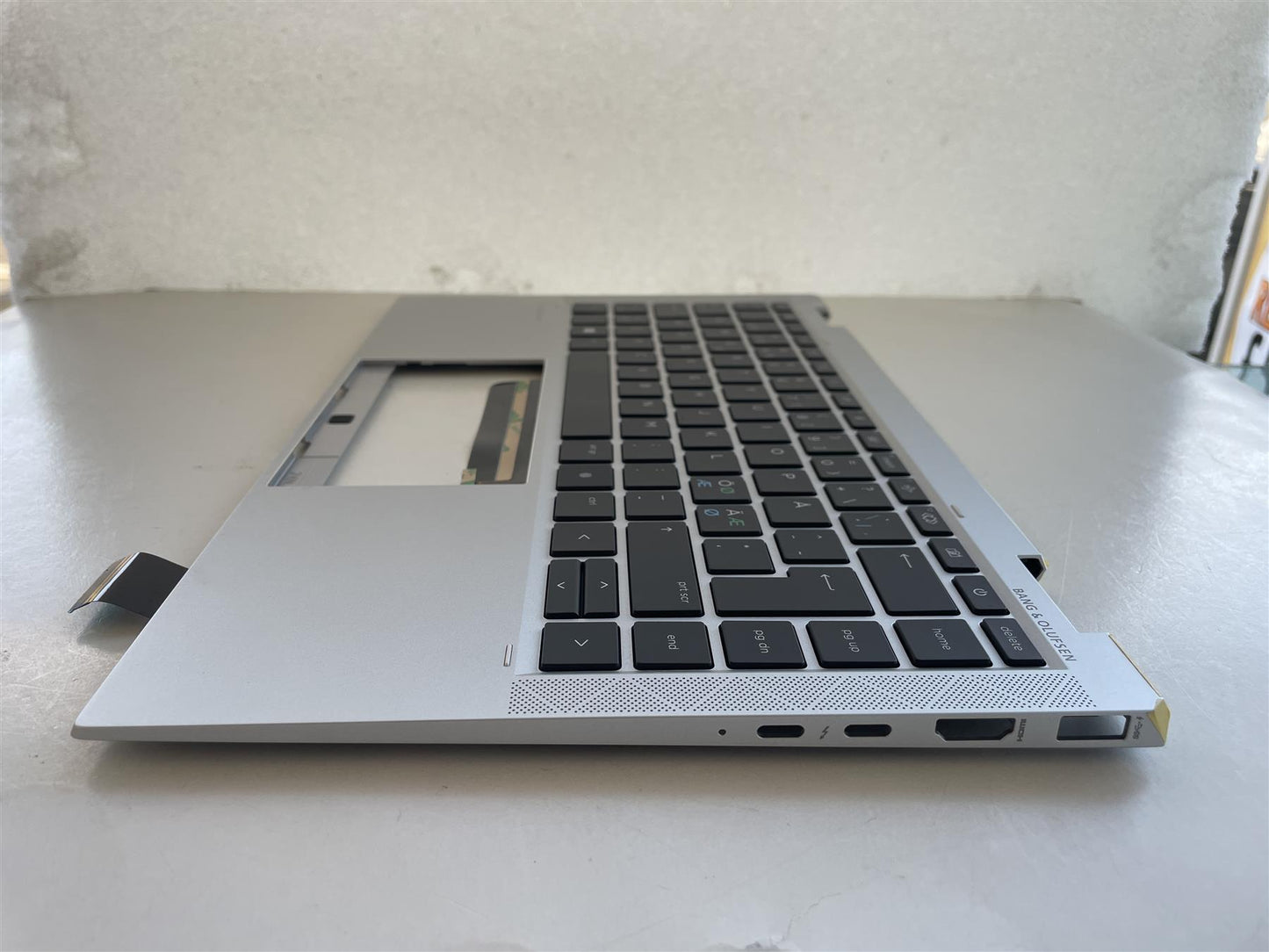 For HP EliteBook x360 1040 G8 M46733-DH1 Palmrest Top Cover Keyboard Nordic NEW