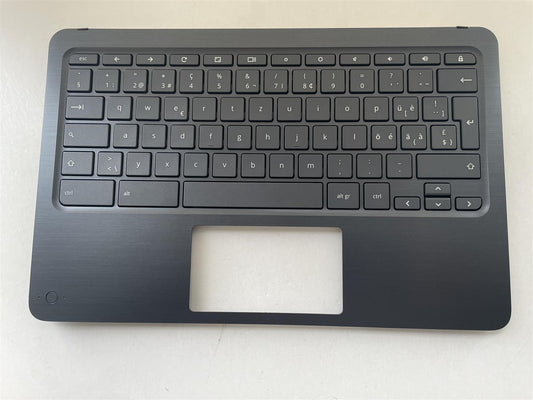 For HP Chromebook x360 G2 L55801-BG1 Palmrest Top Cover Keyboard Swiss NEW