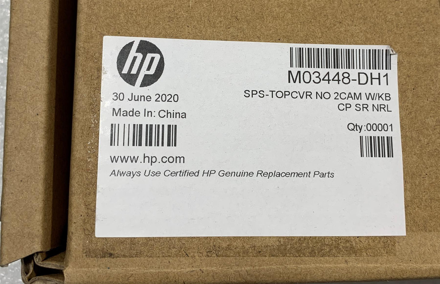 HP ProBook x360 435 G7 M03448-DH1 Palmrest Danish Finnish Norwegian Keyboard NEW