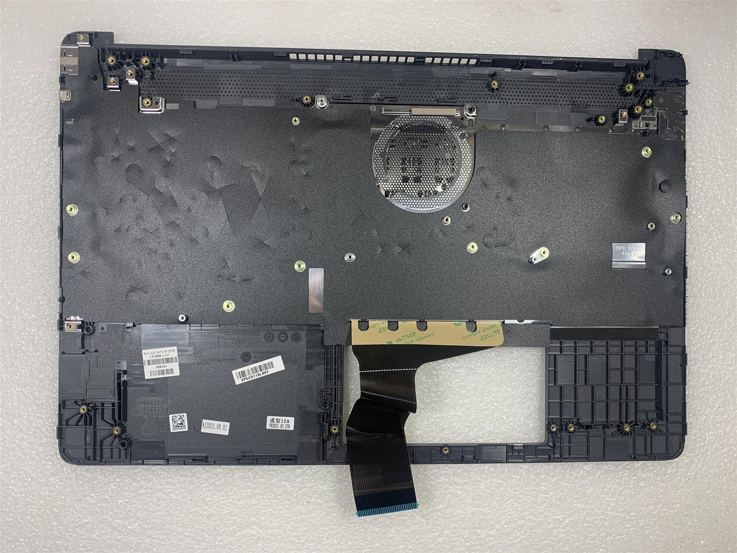 HP 15S-EQ 15S-FQ L92958-171 L91269-171 Arabic English Keyboard Layout Palmrest