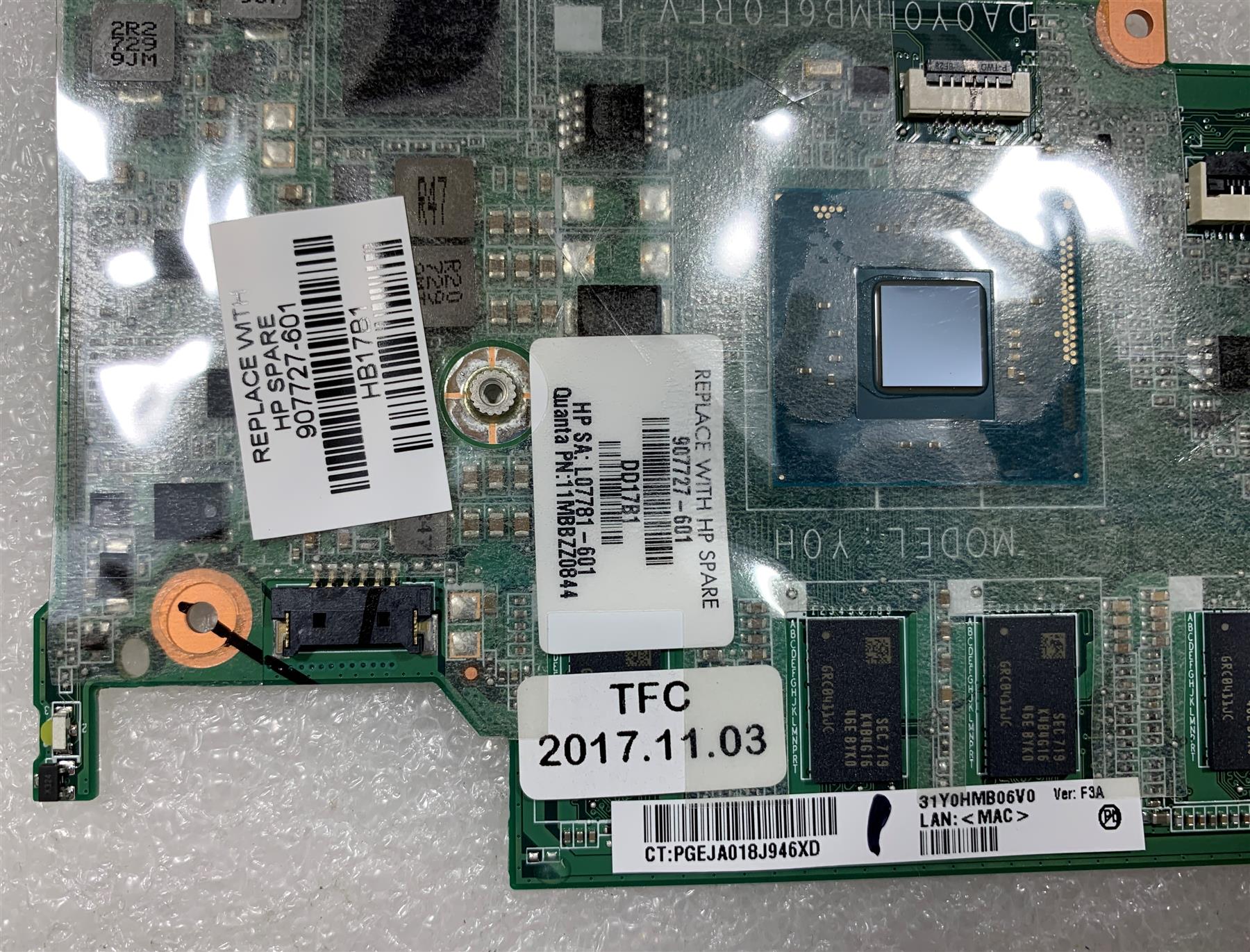 Hp stream store motherboard