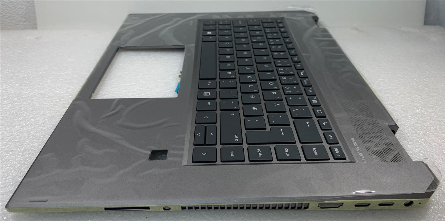 HP ZBook Studio x360 G5 L34211-091 Norwegian Privacy Keyboard Norway Palmrest