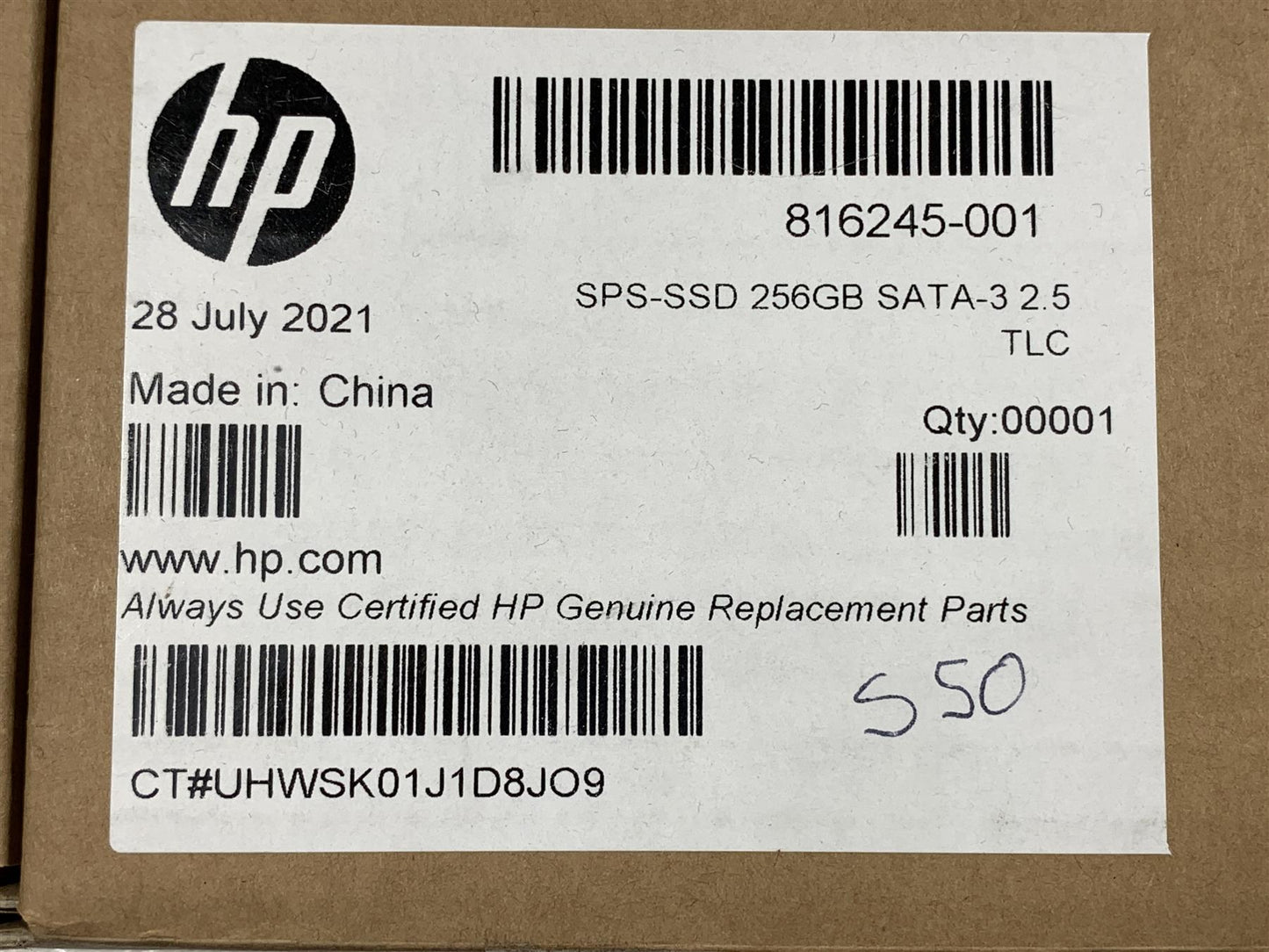 HP EliteBook 745 755 G2 816245-001 256GB Solid State Drive 2.5 SATA Bracket NEW