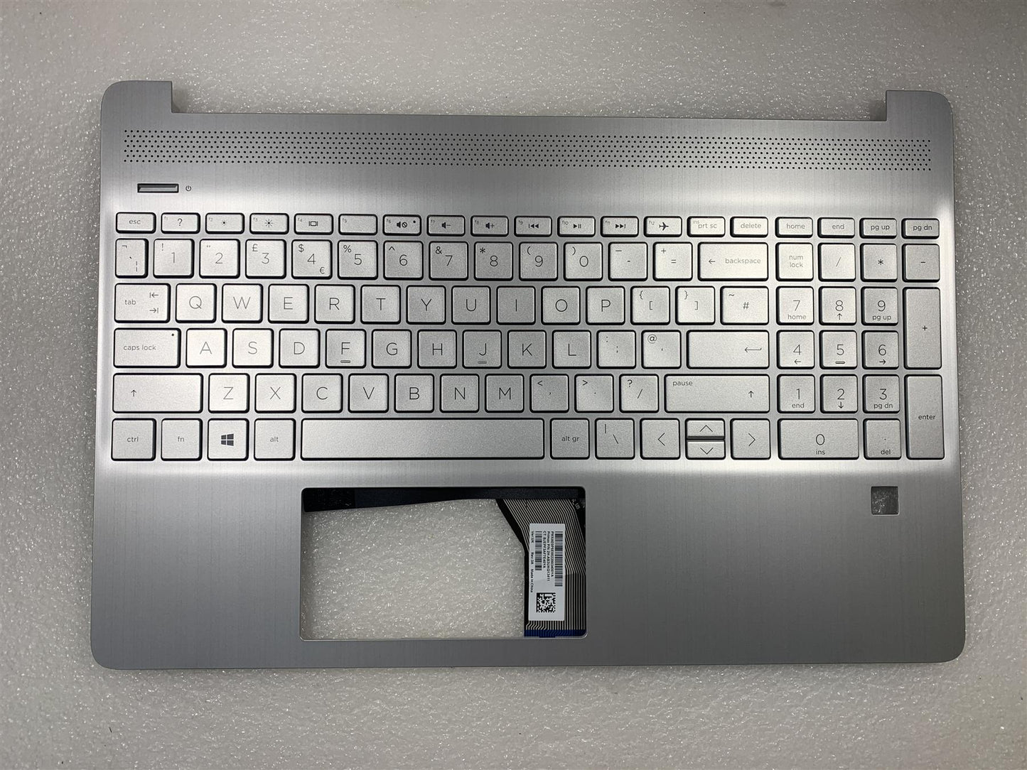 HP 15S-EQ 15-DY 15-EF L63578-031 L68124-031 UK English Keyboard Palmrest Genuine