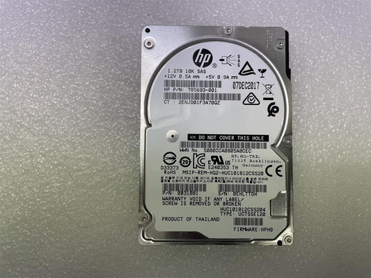 For HP 721929-001 785693-001 HGST 1.2TB 10K SAS Hard Disk Drive HUC101812CSS204